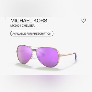 Michael Kors Purple Sunglasses